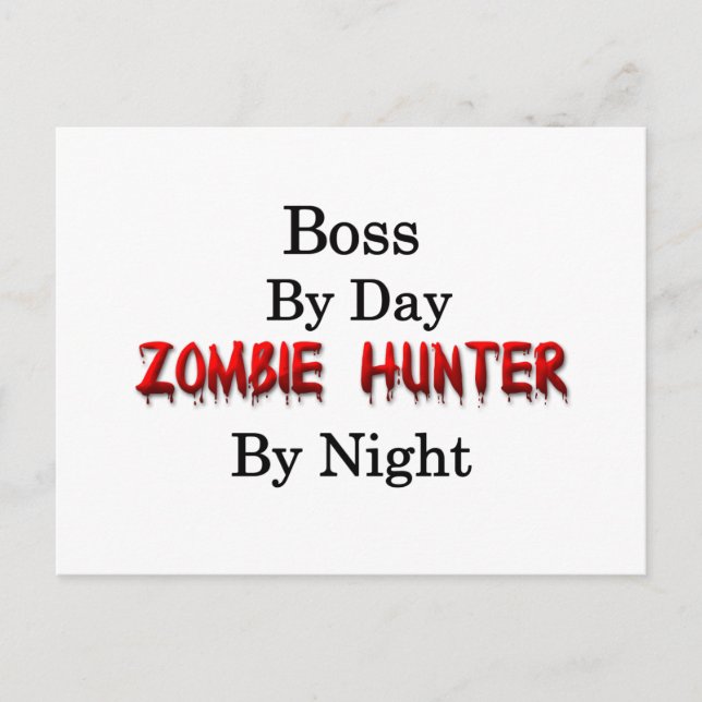 Postal Jefe/Zombie Hunter (Anverso)