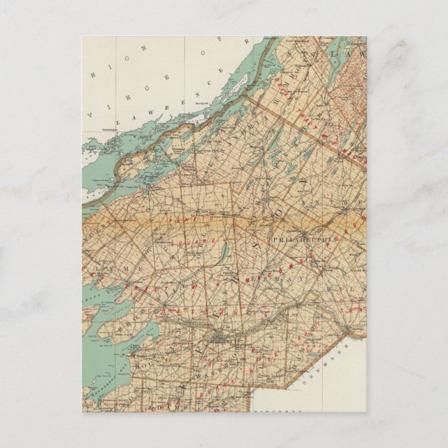 Postal Jefferson, condados de San Lorenzo (Anverso)
