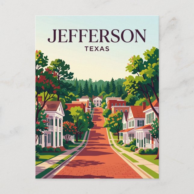 Postal Jefferson EE. UU. (Anverso)