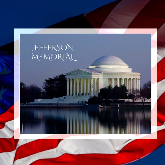 Postal Jefferson Memorial Celebrate 250 years (Subido por el creador)