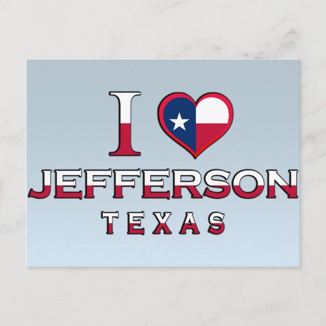 Postal Jefferson �, Texas (Anverso)
