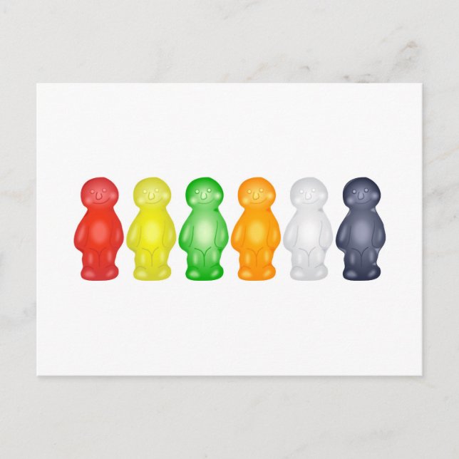 Postal Jelly Babies (Anverso)