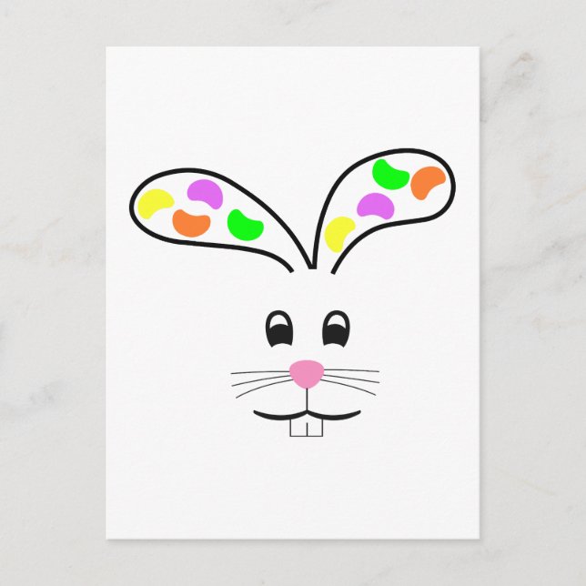 POSTAL JELLY BEAN BUNNY (Anverso)