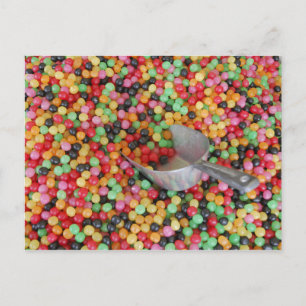 Postal Jelly Bean Heaven Postcard