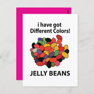 Postal Jelly Beans Colorful Funny Jelly Beans