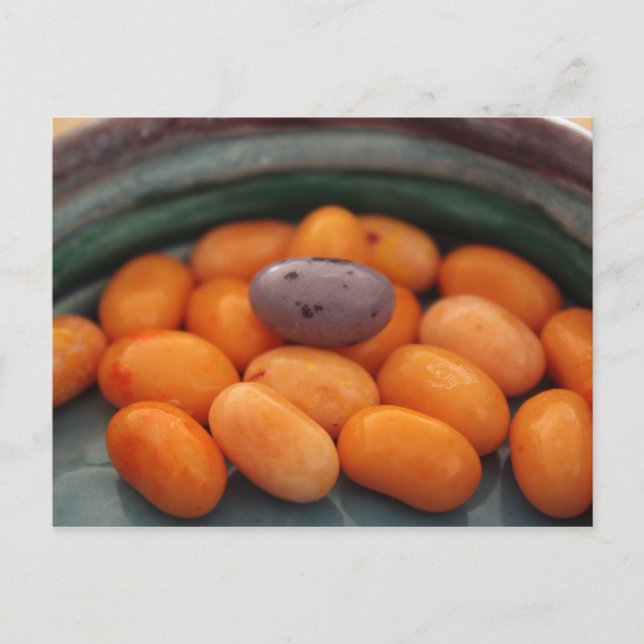 Postal Jellybean John 6:27 Postcard (Anverso)