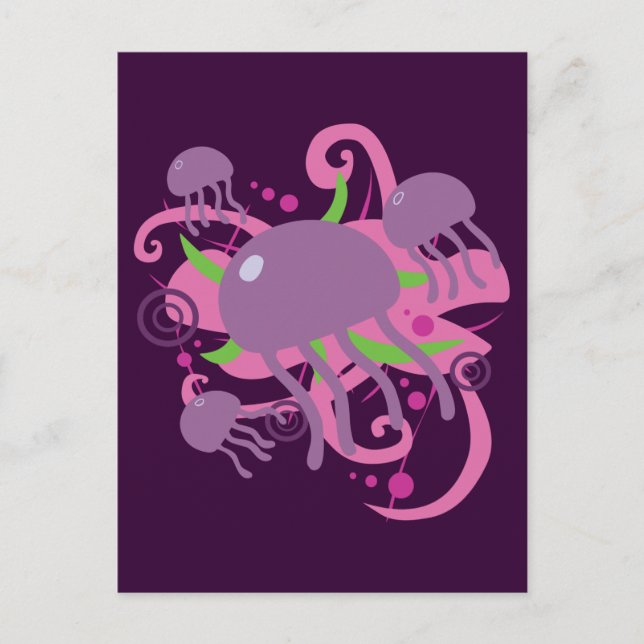 Postal Jellyfish (Anverso)