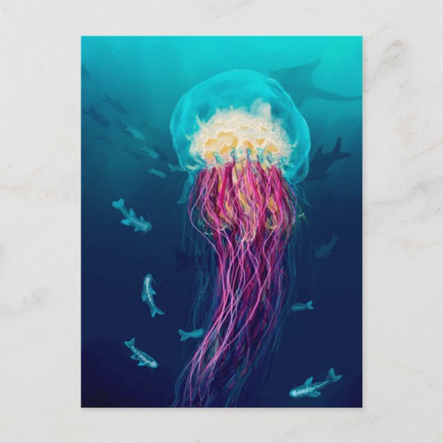 Postal Jellyfish (Anverso)