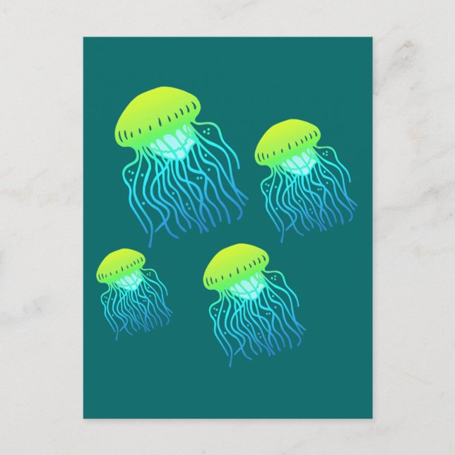 Postal Jellyfish (Anverso)