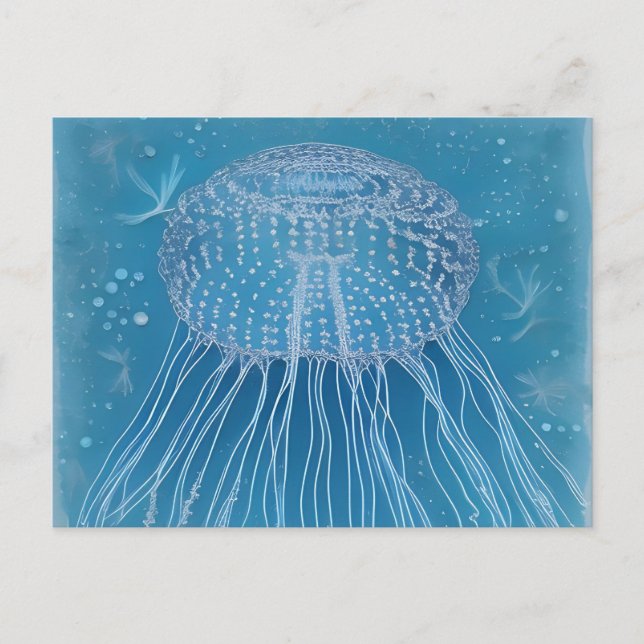 Postal Jellyfish congelado (Anverso)