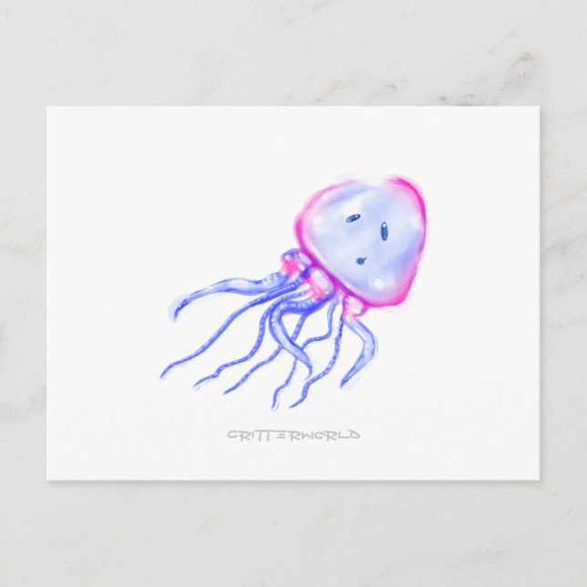 Postal Jellyfish Critter (Anverso)
