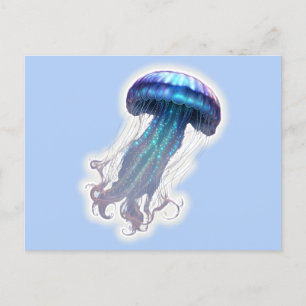 Postal Jellyfish Sparkle