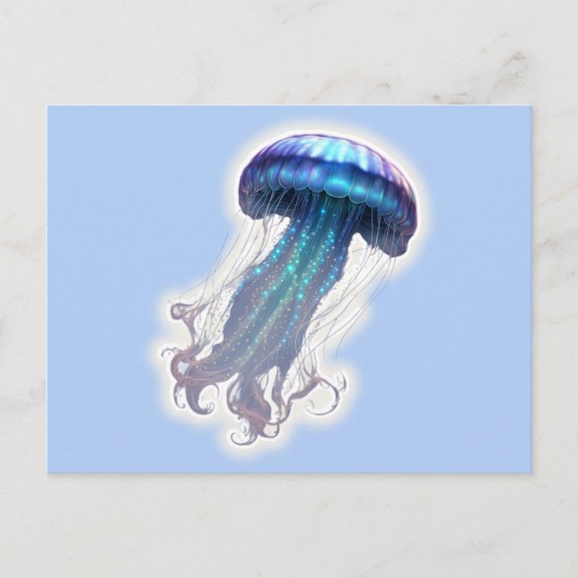 Postal Jellyfish Sparkle (Anverso)