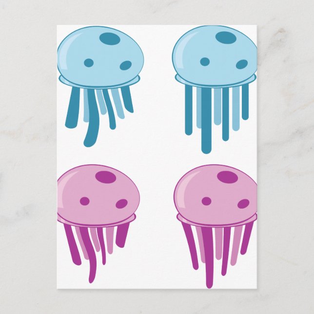Postal Jellyfishes (Anverso)