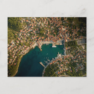 POSTAL JELSA, HVAR, CROACIA - VISTA AÉREA