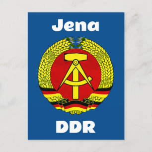Postal Jena, DDR, República Democrática Alemana