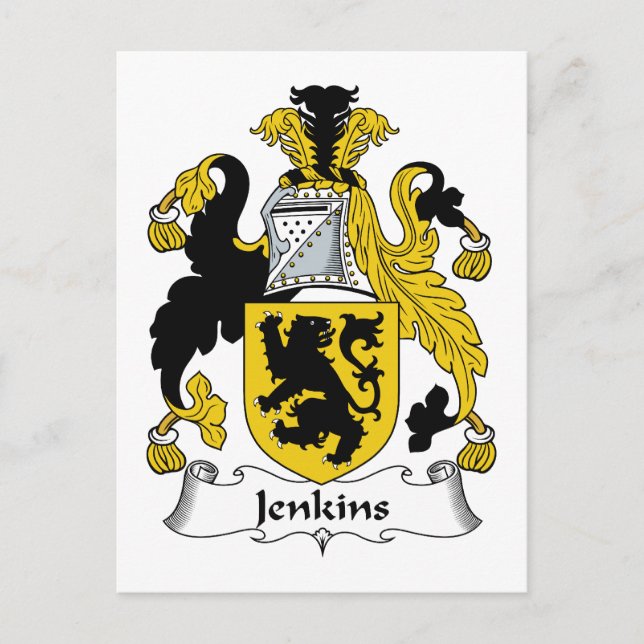 Postal Jenkins Family Crest (Anverso)
