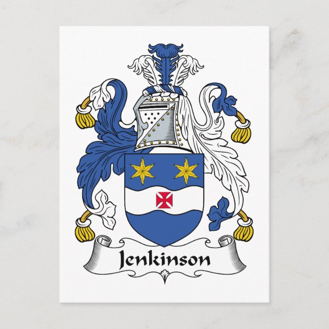 Postal Jenkinson Family Crest (Anverso)