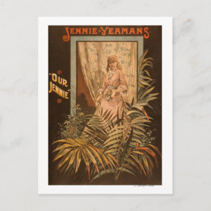 Postal Jennie Yeamans Poster del juego "Our Jennie"