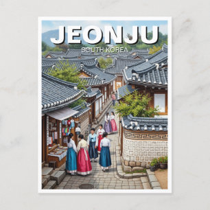 Postal Jeonju Hanok Village Corea del Sur