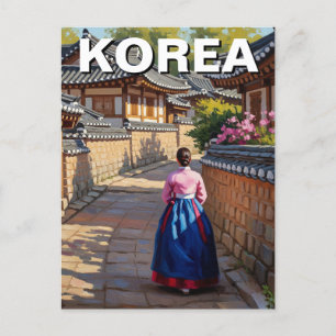 Postal Jeonju Hanok Village Corea del Sur