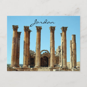 Postal jerash Columns jordan
