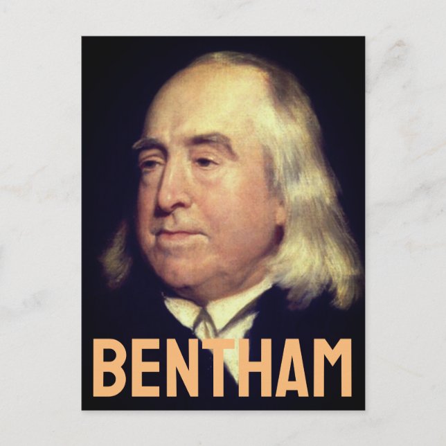 Postal Jeremy Bentham (Anverso)