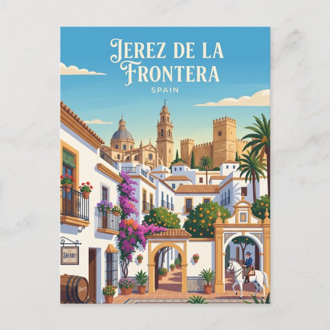 Postal Jerez de la Frontera, España (Anverso)