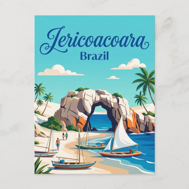 Postal Jericoacoara Brasil (Anverso)