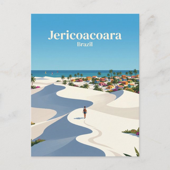 Postal Jericoacoara Brasil (Anverso)