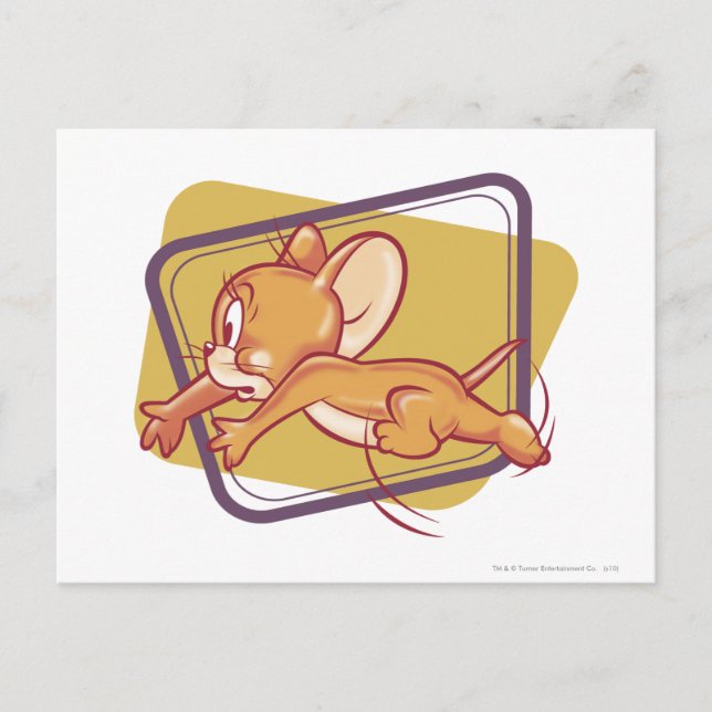 Postal Jerry Running Sasued (Anverso)