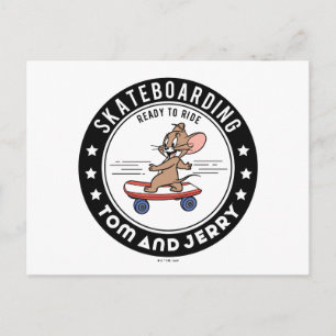 Postal Jerry Skateboarding - Listo Para Montar