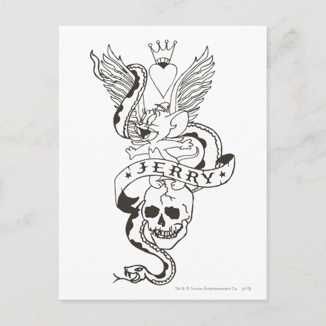 Postal Jerry Twisted Tattoo 1 (Anverso)