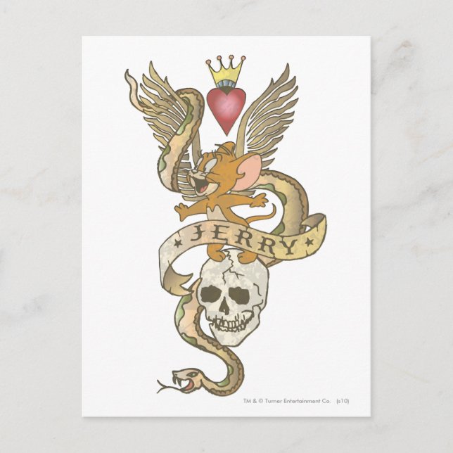 Postal Jerry Twisted Tattoo 2 (Anverso)