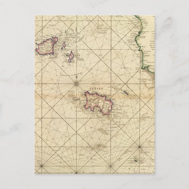 Postal Jersey, Guernsey (Anverso)