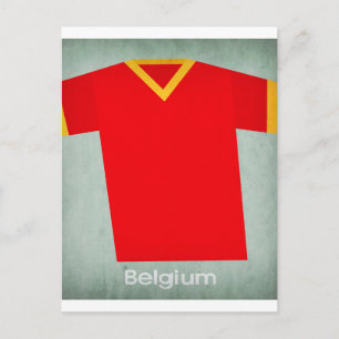Postal Jersey Retro Football Jersey Bélgica
