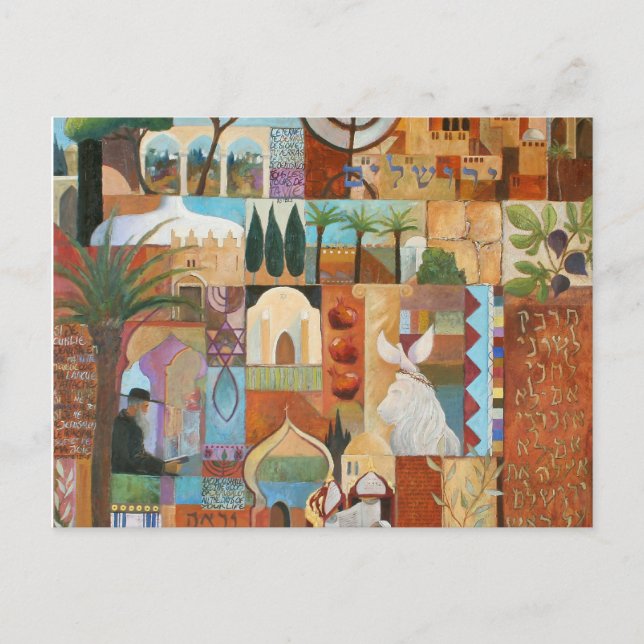 POSTAL JERUSALEM (Anverso)
