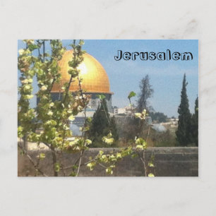 Postal Jerusalem Beautiful PostCard