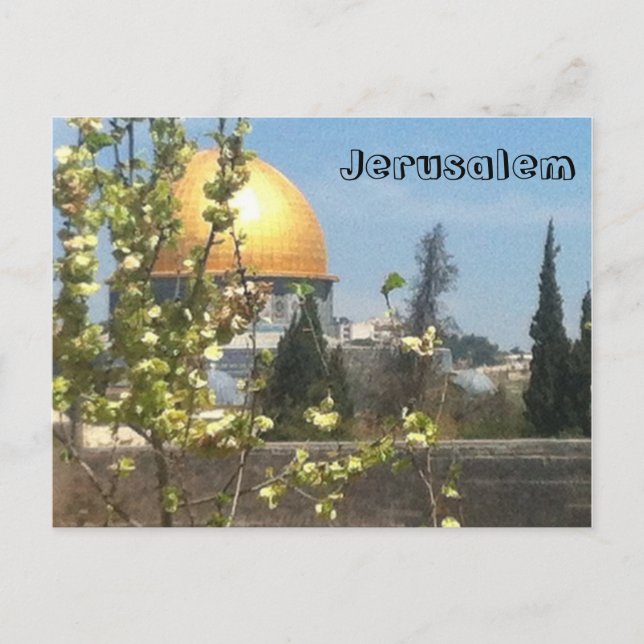 Postal Jerusalem Beautiful PostCard (Anverso)