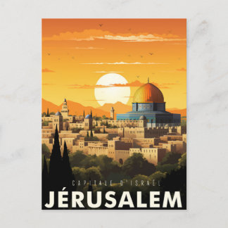 Postal Jérusalem - poster - Affiche