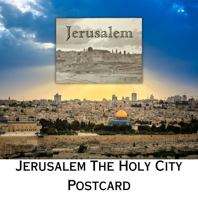 Postal Jerusalem_The Holy City (Jerusalem_The Holy City Postcards)