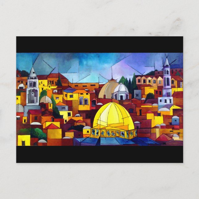 Postal Jerusalén (Anverso)