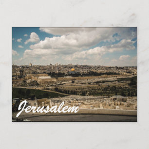 Postal Jerusalén