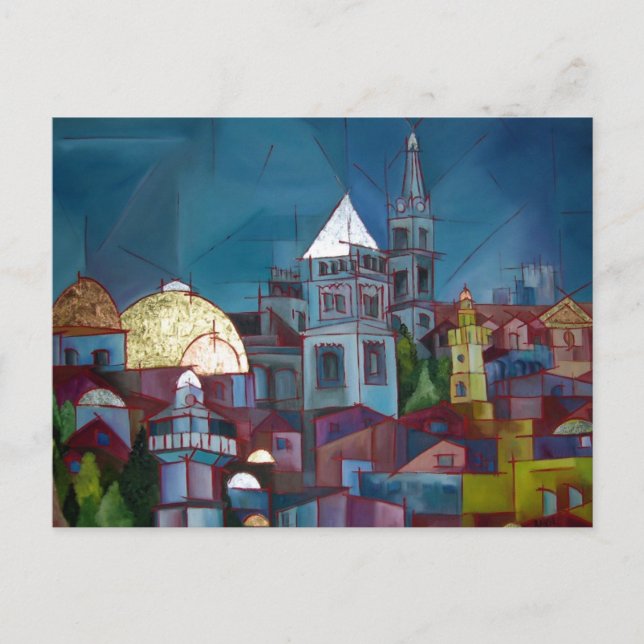 Postal Jerusalén (Anverso)