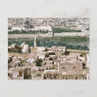 Postal Jerusalén alrededor de 1900