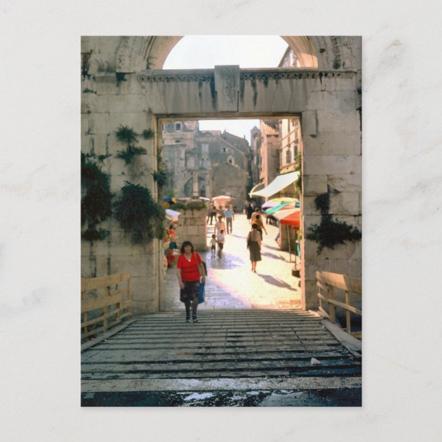 Postal Jerusalén, cerca de la Iglesia del Santo Sepulcro (Anverso)