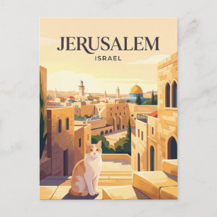 Postal Jerusalén Israel