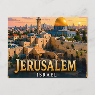 Postal Jerusalén Israel Antiguo Patrimonio Escape 📍