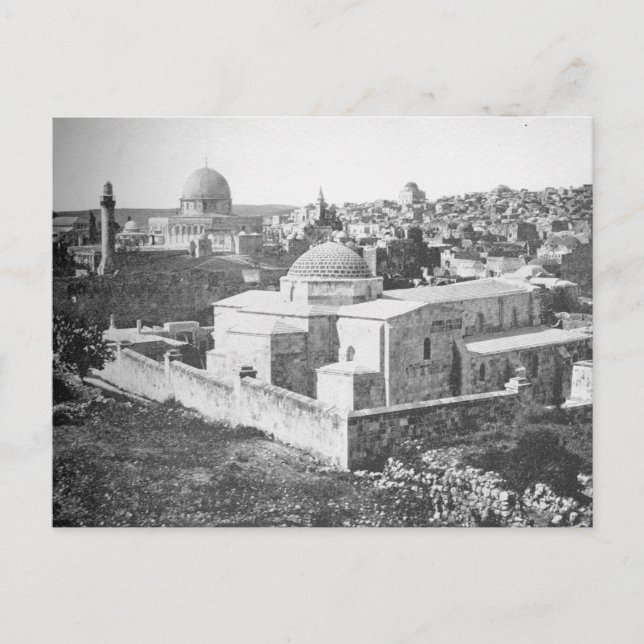 Postal Jerusalén tal como apareció aproximadamente en 189 (Anverso)
