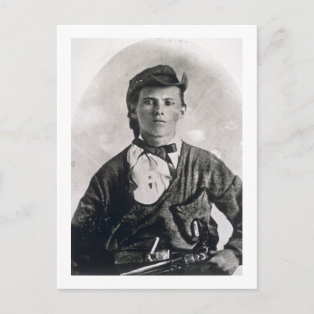 Postal Jesse Woodson James (foto de abajo) (Anverso)